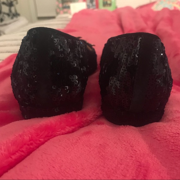 NWB J. Crew Navy Sequin Star Flats - Picture 6 of 8